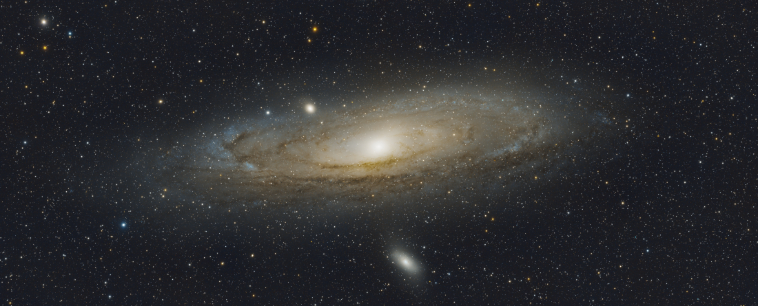 M31 Andromeda galaxy (4 segment mosaic)