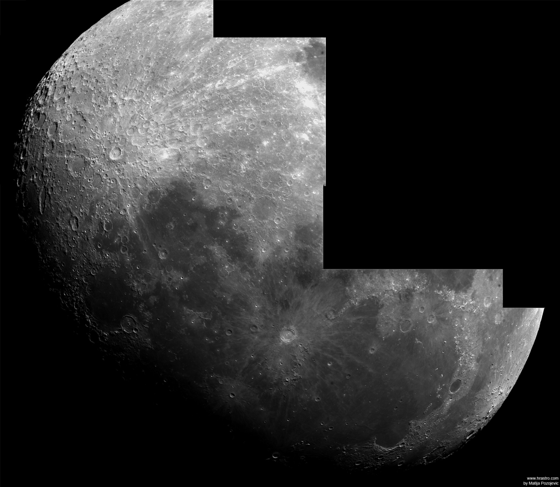 Unfinished Moon mosaic
