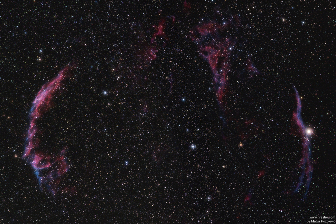 Veil complex (NGC6990, NGC6979, NGC6992)